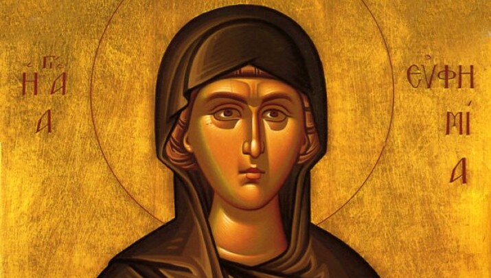 Η Αγία Ευφημία. Φωτογαρφία: sansimera.gr