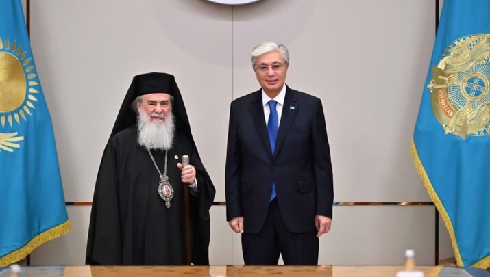 Πατριάρχης Ιεροσολύμων από Καζακστάν: ''Ο διάλογος είναι το μονοπάτι προς την ειρήνη''
