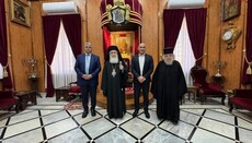 Ο Πρόεδρος της ''ΝΙΚΗΣ'' Δ. Νατσιός στο Πατριαρχείο Ιεροσολύμων