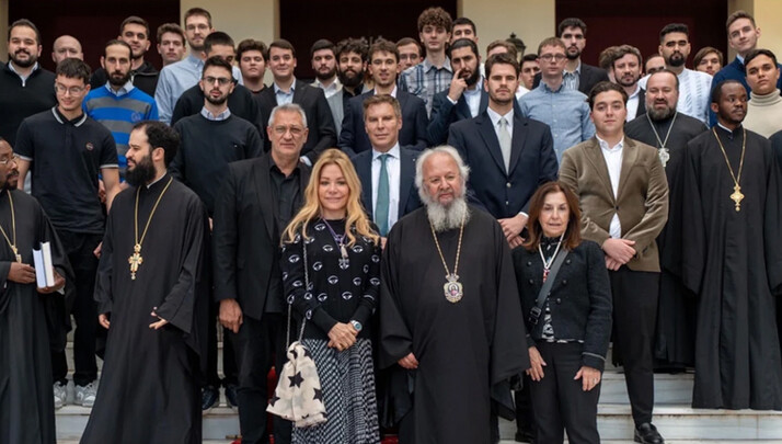 Η Μαριάννα Λάτση στην Αποστολική Διακονία - Φωτογραφία: Romfea.gr