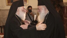Συνάντηση Πατριάρχου Αλεξανδρείας με τον Αρχιεπίσκοπο Ιερώνυμο