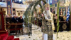 Καλαμαριά: Πλήθος πιστών την Κυριακή των Βαΐων με τον Μητρ. Ιουστίνο