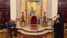 Ο Αρχηγός του Γενικού Επιτελείου Αεροπορίας της Ελλάδος στον Πατριάρχη Αλεξανδρείας