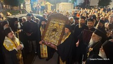 Αναχώρησε η Ιερά Εικόνα της Παναγίας «Άξιον Εστί» από την Ιερά Πόλη Μεσολογγίου