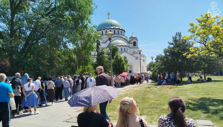 Βελιγράδι: Περίπου 500.000 πιστοί προσκύνησαν την Αγία Ζώνη της Θεοτόκου