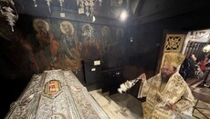 Ο Μητροπολίτης Κιλκισίου λειτούργησε στον Άγιο Σπυρίδωνα Κερκύρας