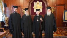 Οι Μητροπολίτες Ζακύνθου και Δωδώνης στον Οικουμενικό Πατριάρχη