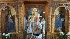 Θεία Λειτουργία του Μητροπολίτη Δανιήλ στην Καισαριανή