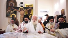 Θυρανοίξια στον Ναό της Υπαπαντής στην Τάντα από τον Πατριάρχη Αλεξανδρείας