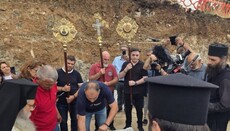 Εύβοια: Θεμελιώθηκε ο Ναός του Αγίου Ιακώβου στη Μονή Οσίου Δαυίδ