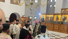 Υποδοχή της εικόνας της Παναγίας της Αργυροκαστρίτισσας στο Αργυρόκαστρο