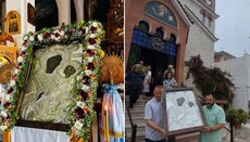 Αναχώρησε για την Αιδηψό η θαυματουργή εικόνα της Παναγίας Φανερωμένης