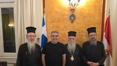 Ο Αρχιεπίσκοπος Σινά Συμεών επισκέφθηκε το Ελληνικό Κέντρο Καΐρου