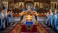 Μνημόσυνο εννέα ημερών για τον μοναχό Βαρσανούφιο στη Λαύρα Σβιατογκόρσκ