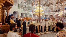 Μέγας Τρισαρχιερατικός Εσπερινός τελέστηκε στον Άγιο Νεκτάριο Αίγινας