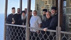 Ορθόδοξοι και Καθολικοί επισκέφθηκαν το Άγιο Όρος