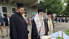 Ο Μητροπολίτης Κορίνθου τέλεσε Αγιασμούς σε αθλητικά σωματεία και σχολεία 