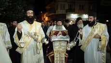 Λείψανο της Αγίας Άννας υποδέχθηκε η Μητρόπολη Λεμεσού από το Άγιον Όρος