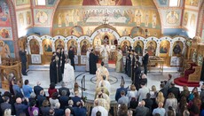 Ο Καναδά Απόστολος τέλεσε την πρώτη Θεία Λειτουργία ως Αρχιεπίσκοπος