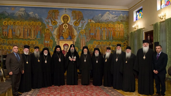 Ο Πατριάρχης Γεωργίας υποδέχθηκε Ιεράρχες στην Τιφλίδα, φωτο orthodoxianewsagency