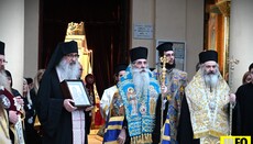 Η εικόνα της Παναγίας Ελεούσης από το Στόμιο τέθηκε για προσκύνηση στο Νέο Φάληρο