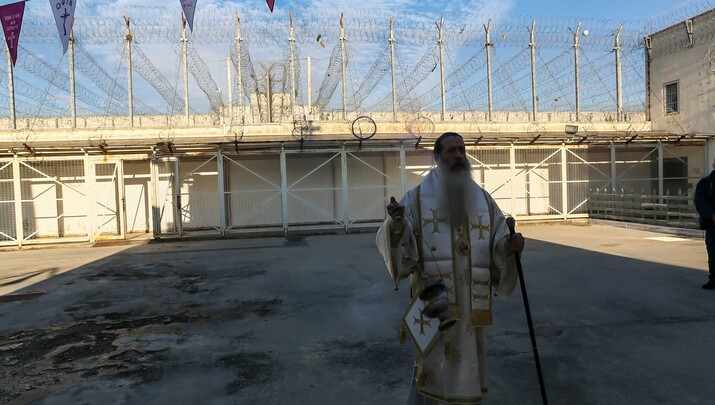 Τις φυλακές Δομοκού επισκέφθηκε ο Μητροπολίτης Συμεών