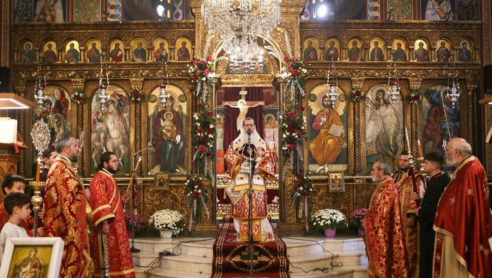 Πανηγύρισε ο Ναός του Αγίου Δημητρίου στη Λαμία με τον Μητροπολίτη Συμεών