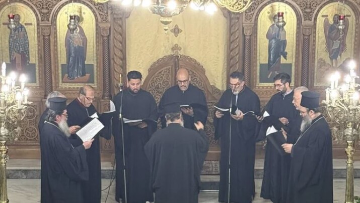 Εκδήλωση ιεροψαλτών Λέρου για την Παναγία και 28η Οκτωβρίου, φωτο: orthodoxianewsagency