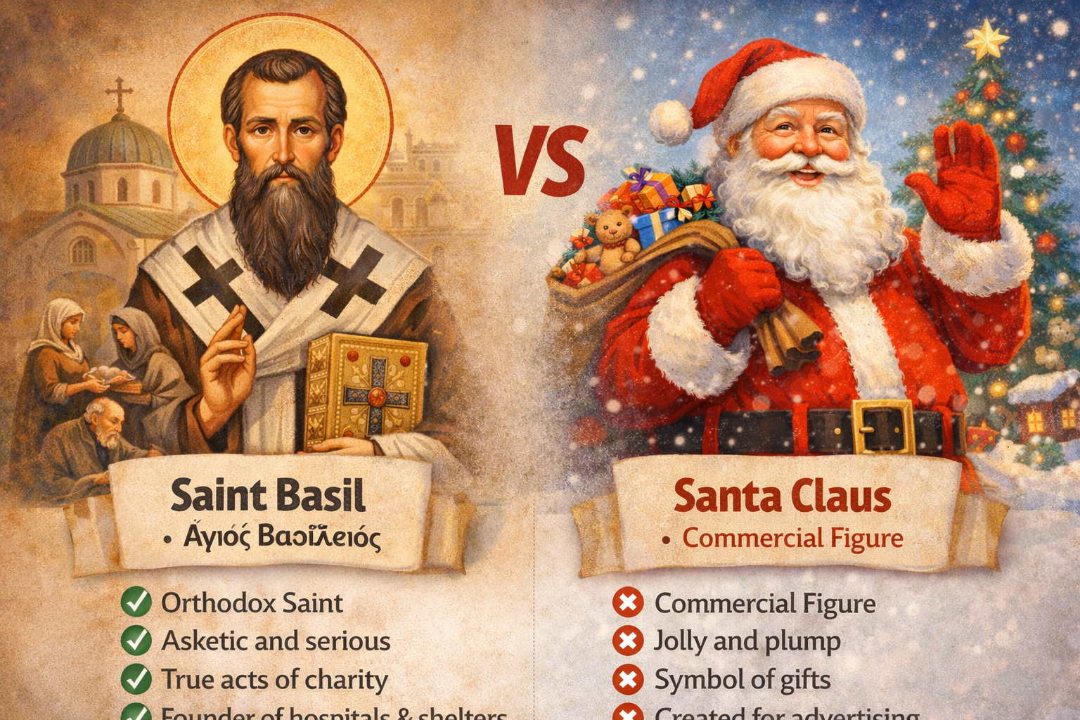 SANTA CLAUS &Kappa;&Alpha;&Iota; &Omicron; &Alpha;&Gamma;&Iota;&Omicron;&Sigma; &Beta;&Alpha;&Sigma;&Iota;&Lambda;&Epsilon;&Iota;&Omicron;&Sigma;