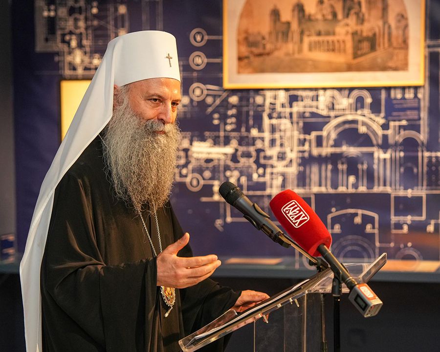 Ο Σερβίας Πορφύριος εγκαινίασε έκθεση για τον Άγιο Σάββα στο Βελιγράδι - μια φωτογραφία 2