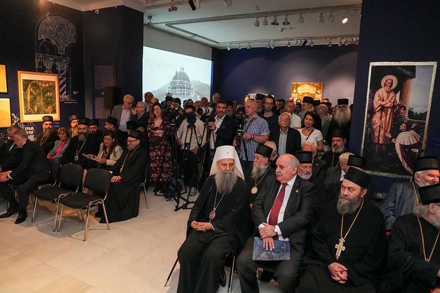 Ο Σερβίας Πορφύριος εγκαινίασε έκθεση για τον Άγιο Σάββα στο Βελιγράδι - μια φωτογραφία 12