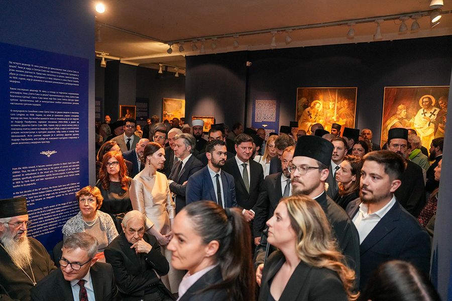 Ο Σερβίας Πορφύριος εγκαινίασε έκθεση για τον Άγιο Σάββα στο Βελιγράδι - μια φωτογραφία 13