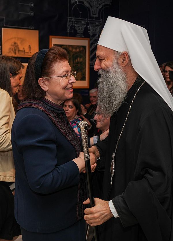 Ο Σερβίας Πορφύριος εγκαινίασε έκθεση για τον Άγιο Σάββα στο Βελιγράδι - μια φωτογραφία 16