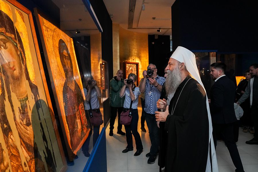 Ο Σερβίας Πορφύριος εγκαινίασε έκθεση για τον Άγιο Σάββα στο Βελιγράδι - μια φωτογραφία 19