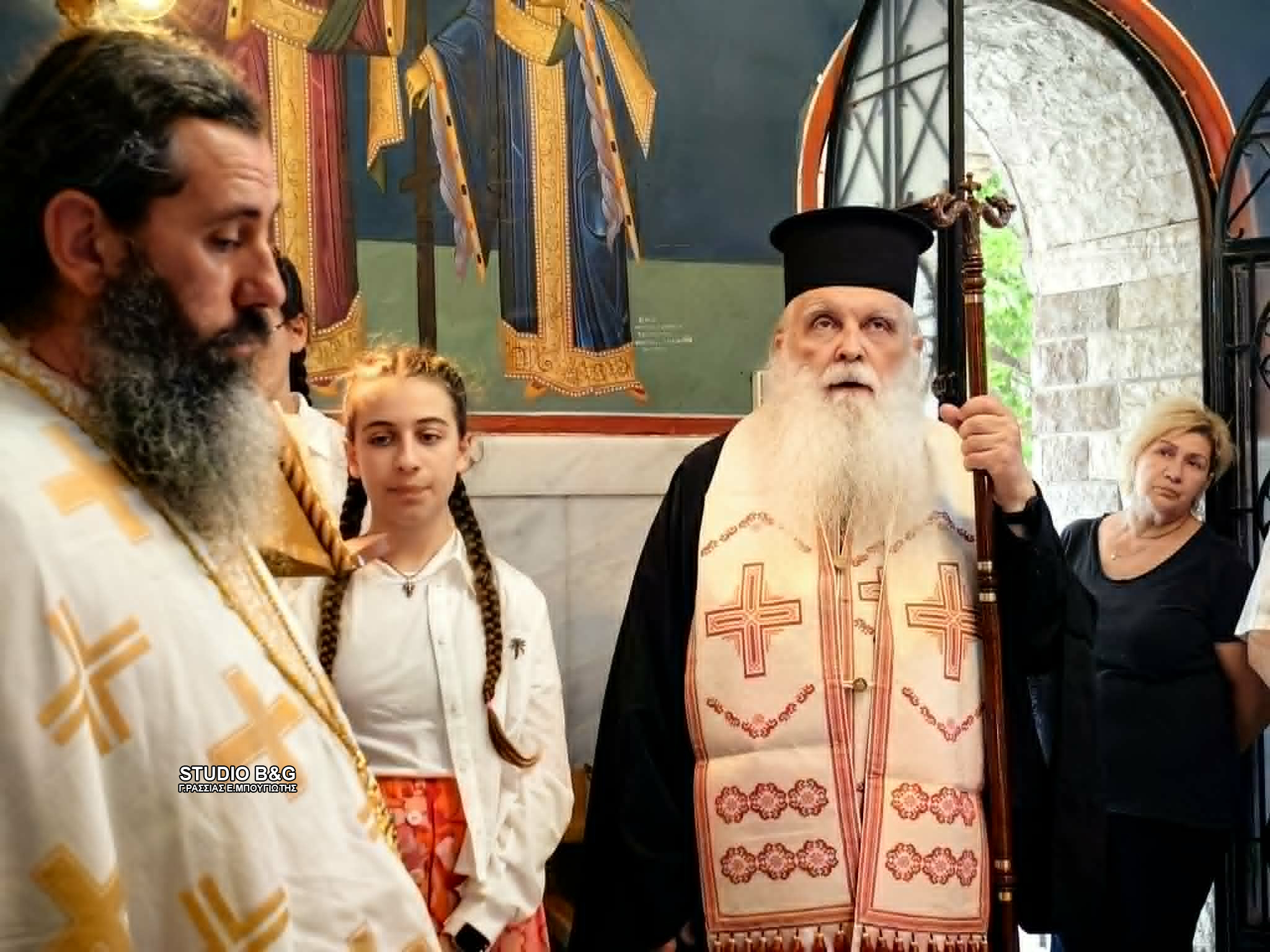 Εορτασμός του Αγίου Λεοντίου εξ Αιγίνης στη Δικαστική Φυλακή Ναυπλίου - μια φωτογραφία 4