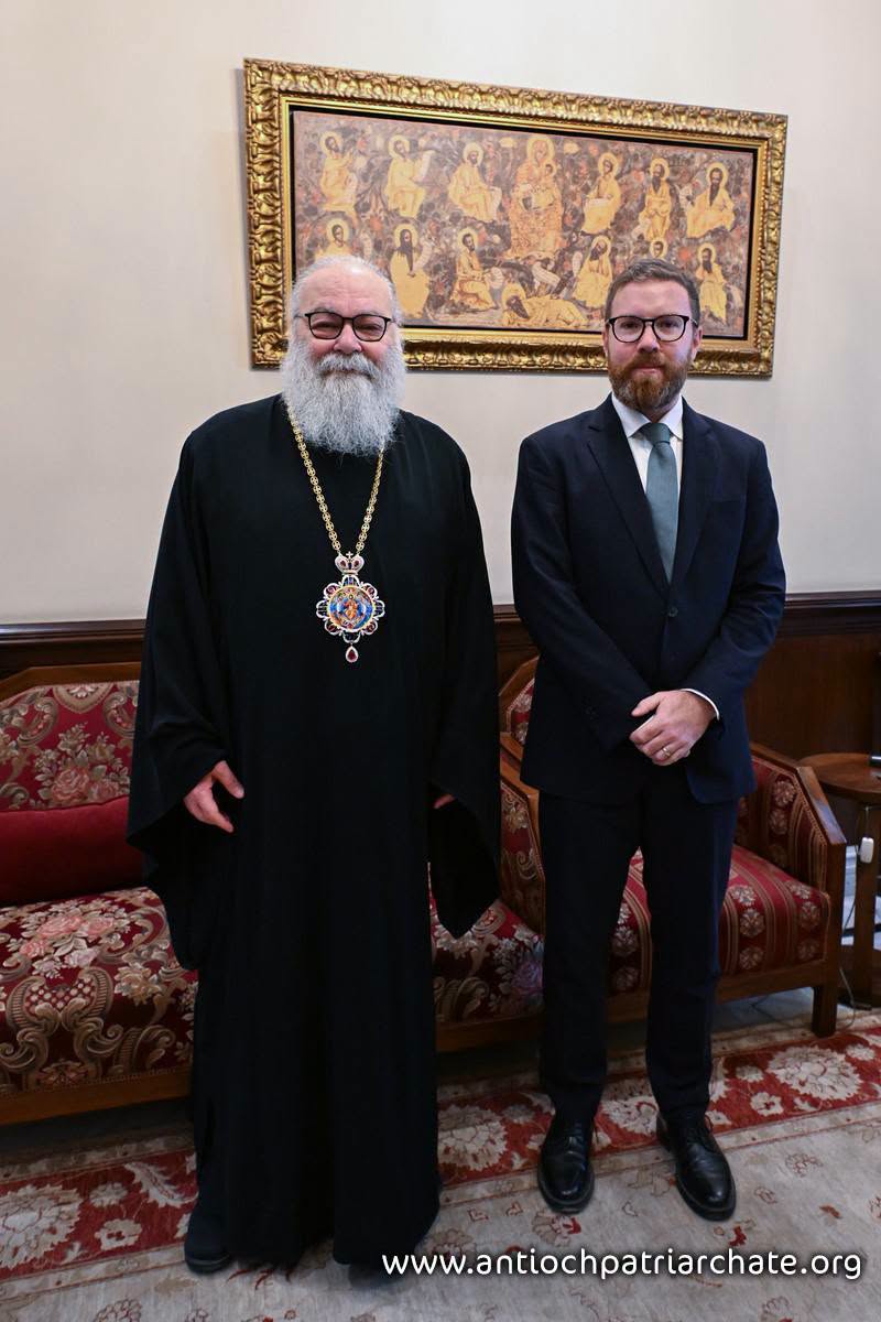 Ο Πατριάρχης Αντιοχείας υποδέχθηκε τον Πρέσβη της Ουγγαρίας - μια φωτογραφία 1