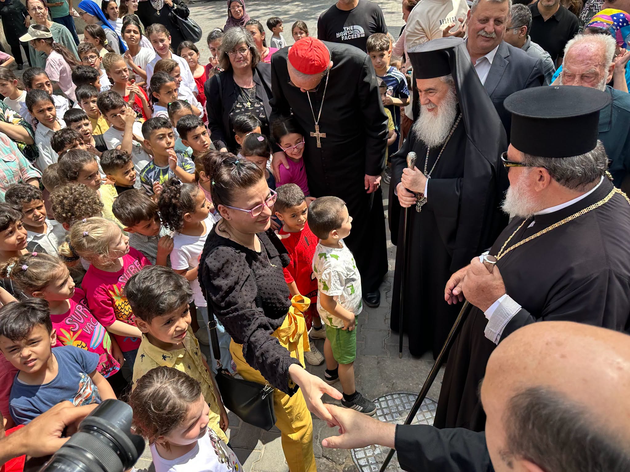 Θεόφιλος και Πιτσαμπάλα στη Γάζα: κοινή ποιμαντική επίσκεψη και εγκαίνια κλινικής - μια φωτογραφία 2