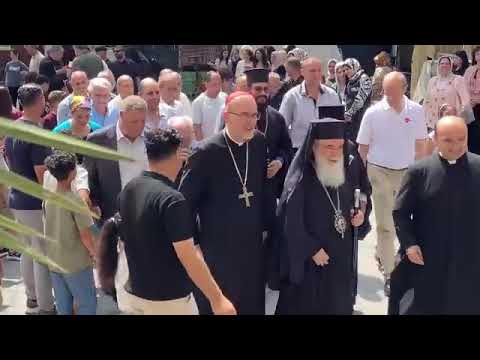 Θεόφιλος και Πιτσαμπάλα στη Γάζα: κοινή ποιμαντική επίσκεψη και εγκαίνια κλινικής - μια φωτογραφία 3