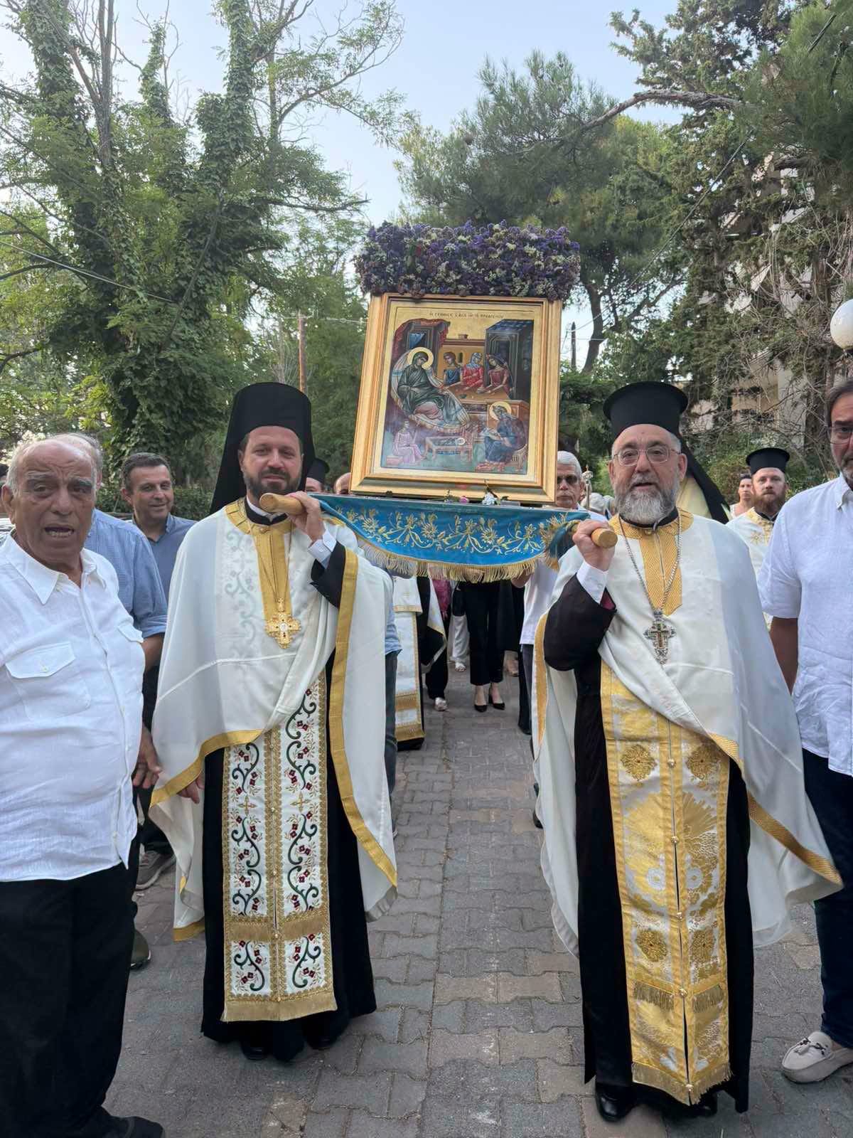 Πανηγυρικός Εσπερινός του Γενεσίου του Τιμίου Προδρόμου στο Μαρούσι - μια φωτογραφία 5