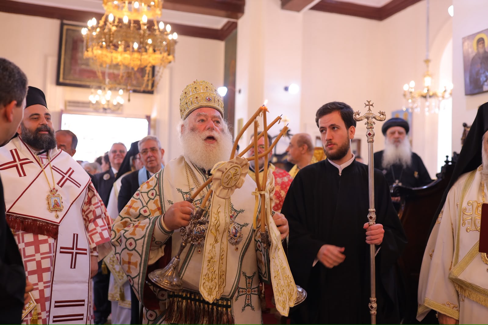 Θυρανοίξια στον Ναό της Υπαπαντής στην Τάντα από τον Πατριάρχη Αλεξανδρείας - μια φωτογραφία 4
