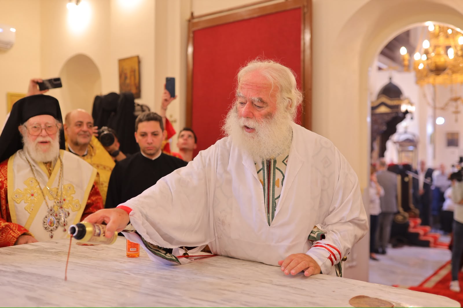Θυρανοίξια στον Ναό της Υπαπαντής στην Τάντα από τον Πατριάρχη Αλεξανδρείας - μια φωτογραφία 6
