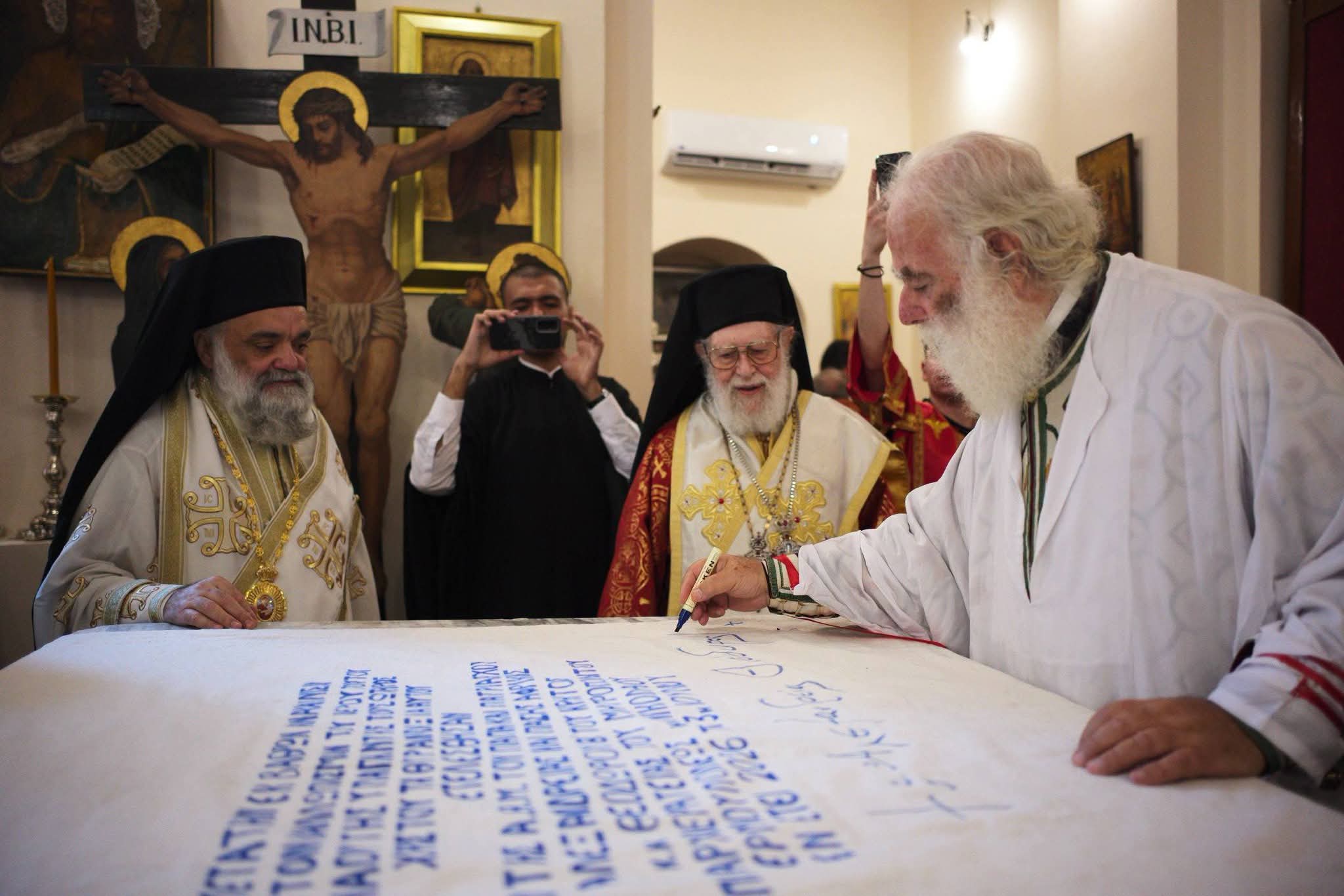 Θυρανοίξια στον Ναό της Υπαπαντής στην Τάντα από τον Πατριάρχη Αλεξανδρείας - μια φωτογραφία 8