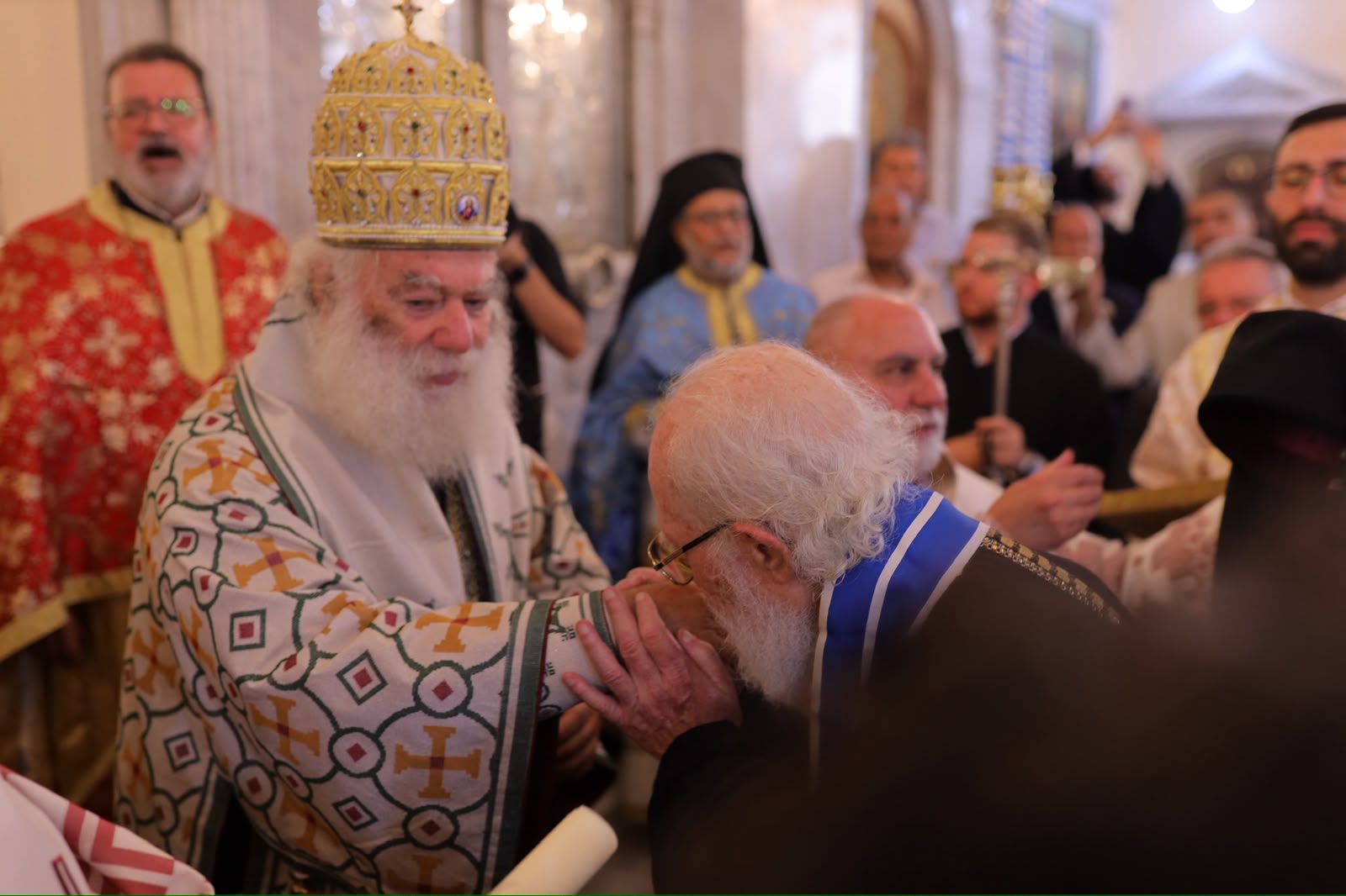 Θυρανοίξια στον Ναό της Υπαπαντής στην Τάντα από τον Πατριάρχη Αλεξανδρείας - μια φωτογραφία 17