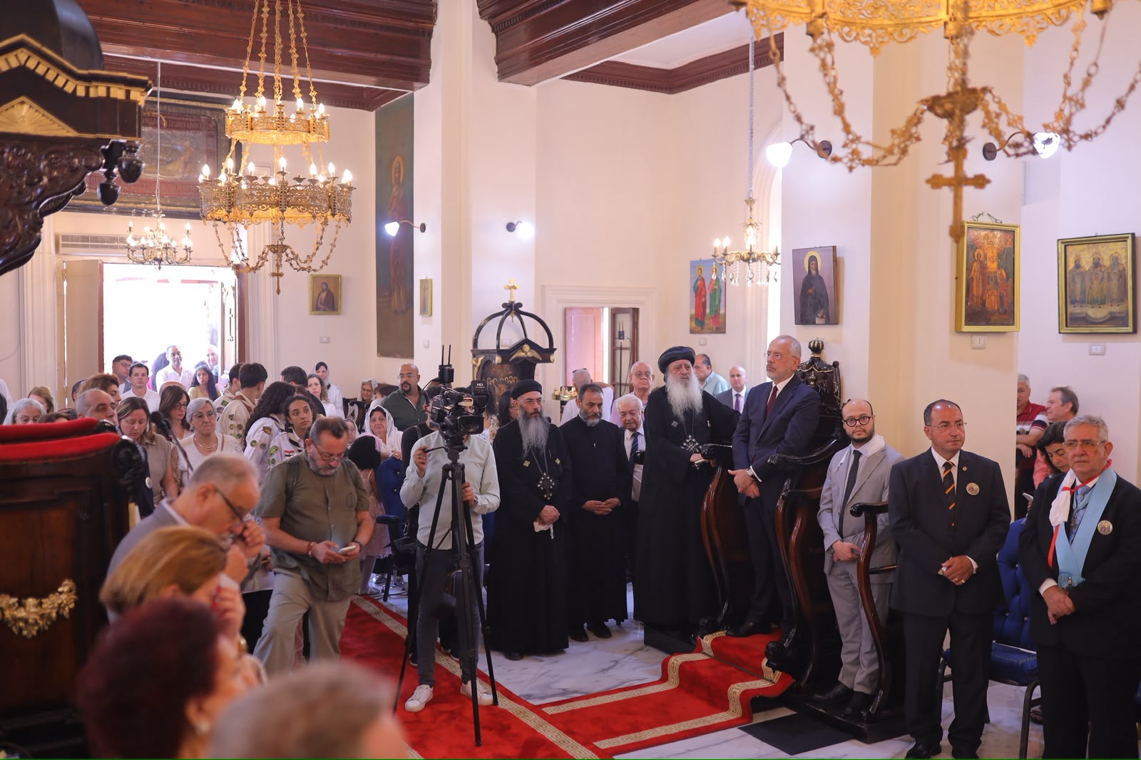 Θυρανοίξια στον Ναό της Υπαπαντής στην Τάντα από τον Πατριάρχη Αλεξανδρείας - μια φωτογραφία 19