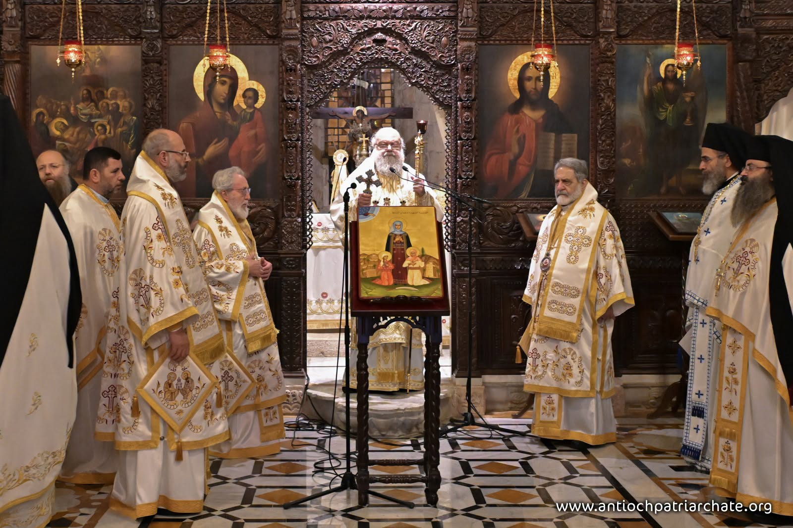 Ο Πατριάρχης Αντιοχείας καθαγίασε στο Μπαλαμάντ πρώτη εικόνα Αγίας Ντάχμα - μια φωτογραφία 3