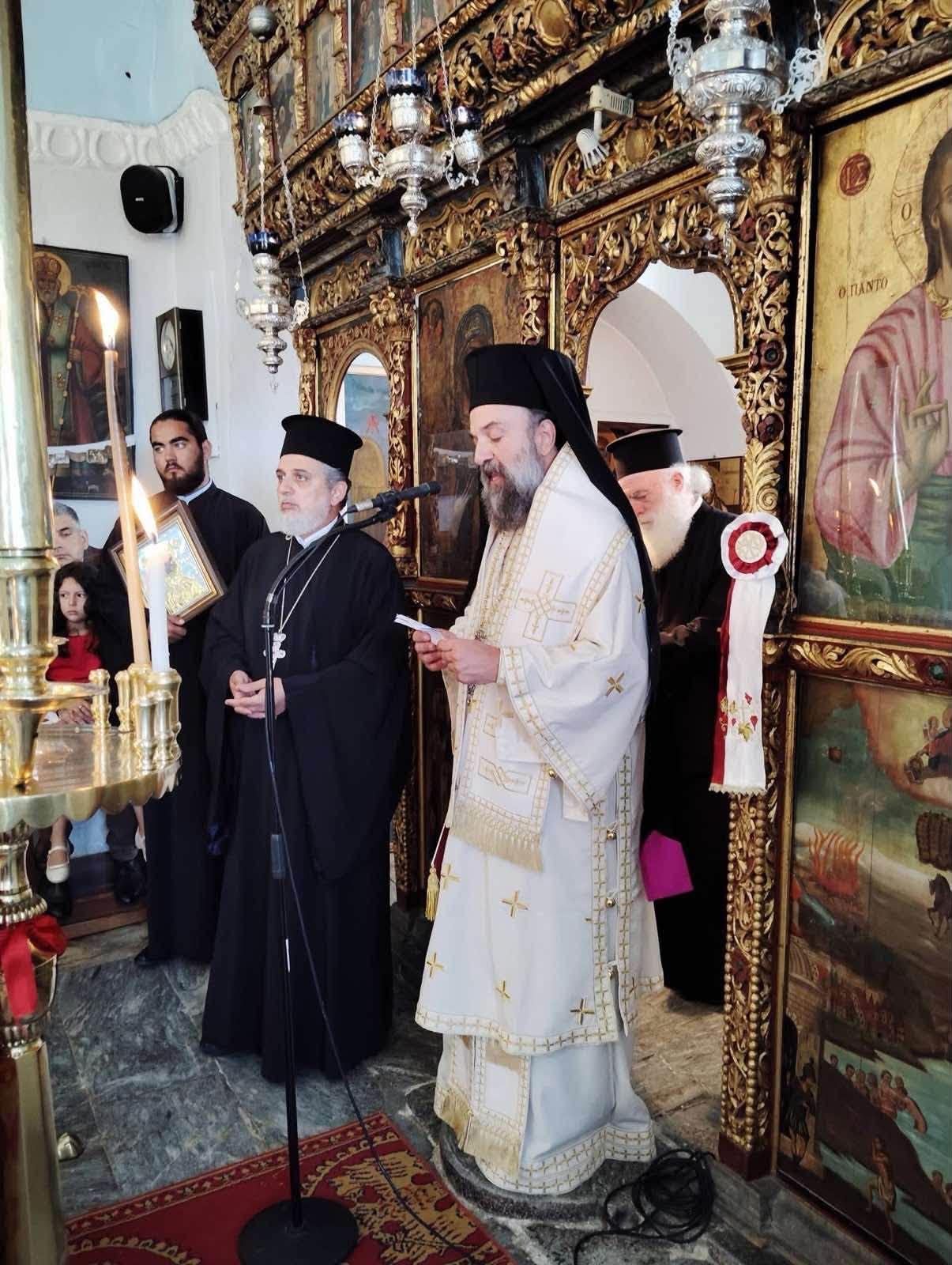 Ο Πατριάρχης Αλεξανδρείας Θεόδωρος Β' λειτούργησε στην Αμοργό - μια φωτογραφία 13