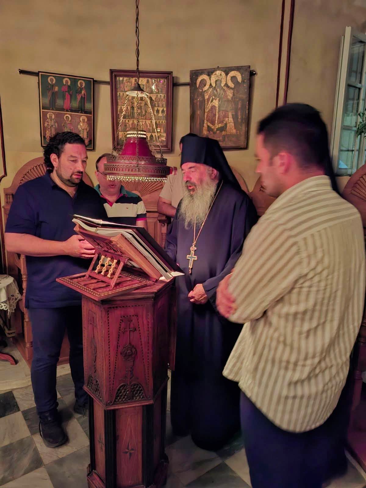 Αγρυπνία για τον Προφήτη Ηλία στην ομώνυμη Μονή της Ύδρας - μια φωτογραφία 4