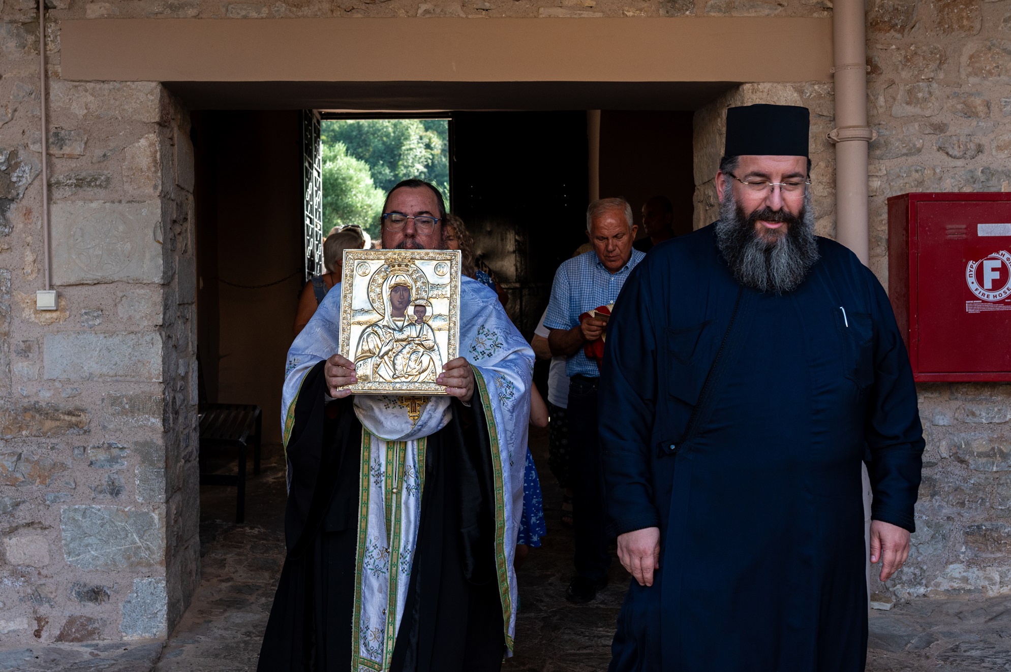 Η Παναγία Βουλκανιώτισσα επέστρεψε στον μόνιμο θρόνο της - μια φωτογραφία 1