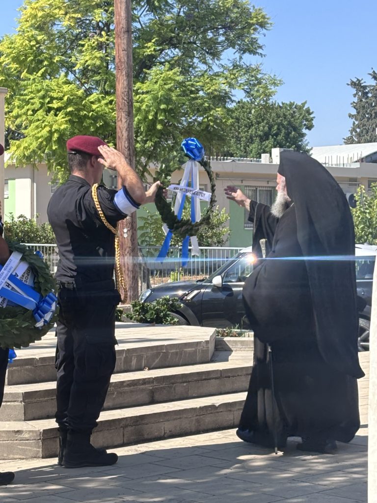Ο Μητροπολίτης Κιτίου τέλεσε μνημόσυνο για ήρωες πεσόντες της Λάρνακας - μια φωτογραφία 7