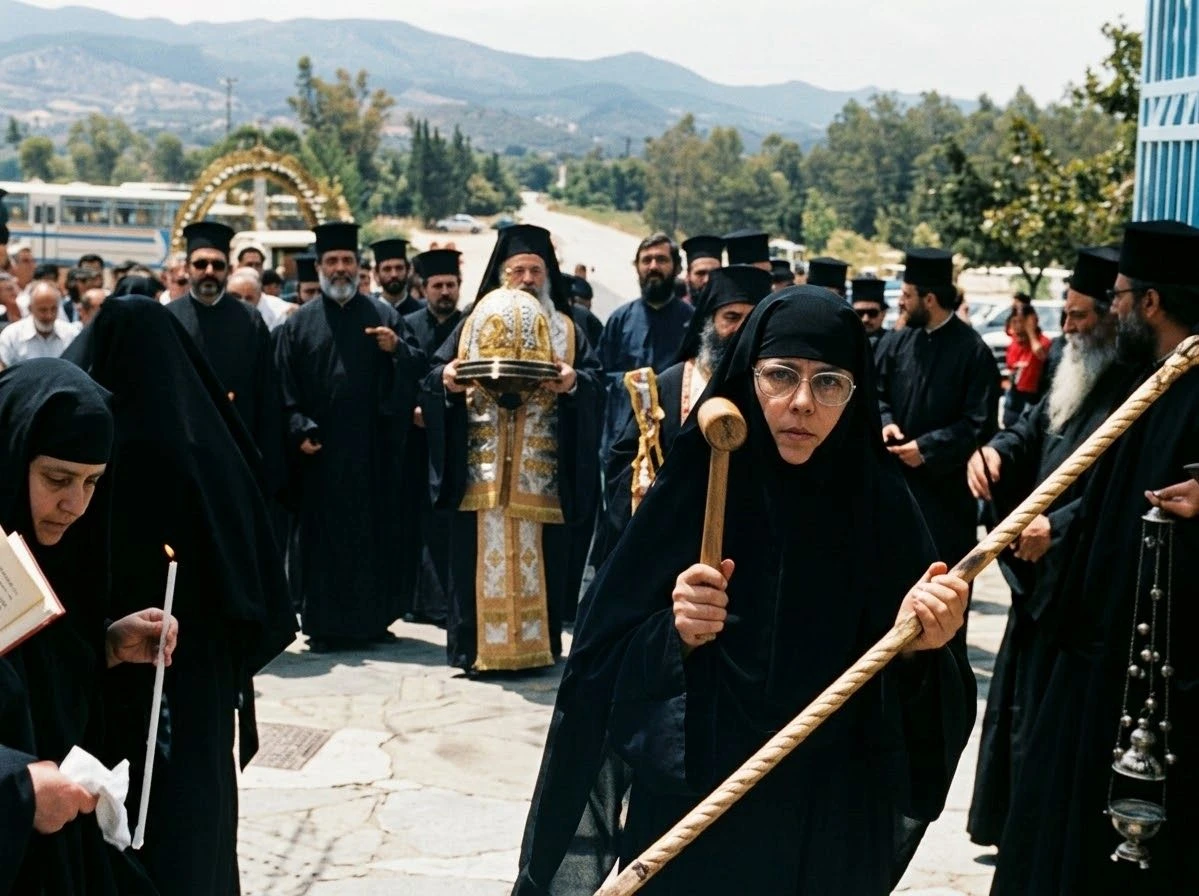 Η Τιμία Κάρα του Αγίου Τίτου μεταφέρεται στη Μεσαρά - μια φωτογραφία 1